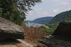 Looking down river towards Harpers Ferry